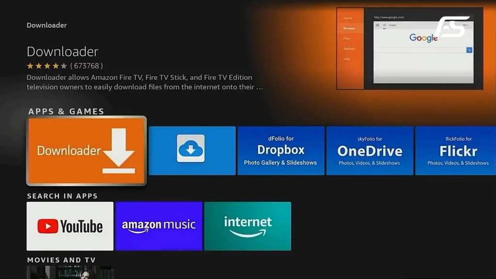 Install Downloader App